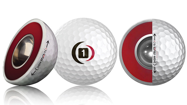 OnCore Golf Ball with Hollow Metal Core, image: golf.com